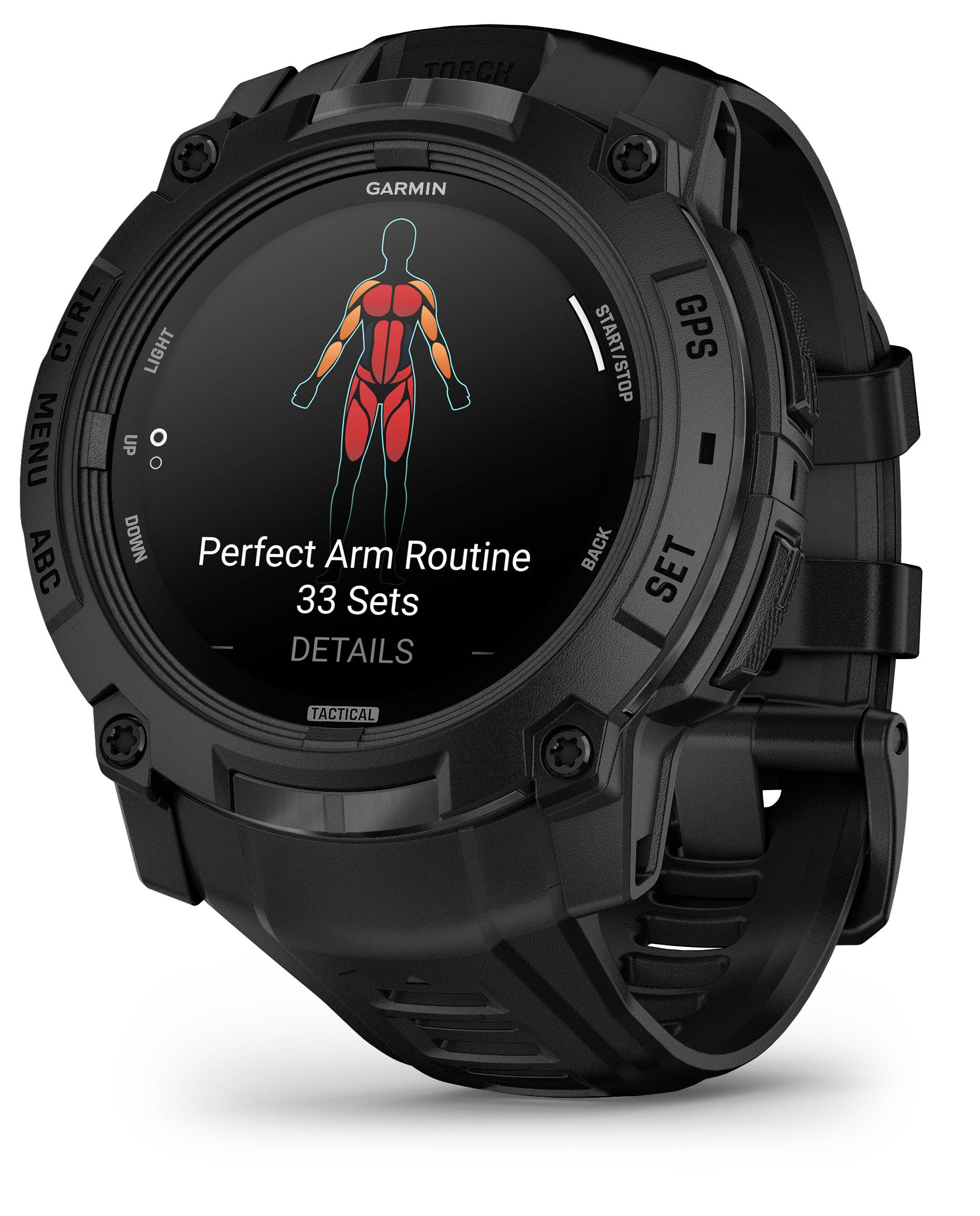 Garmin INSTINCT® 3 AMOLED Tactical Edition Smartwatch 50mm Schwarz