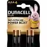 Duracell Plus Power Boost Micro (AAA)-Batterie Alkali-Mangan 1.5V 4St. Duracell Plus Power Boost Micro (AAA)-Batterie Alkali-Mangan 1.5V 4St.