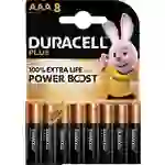 Duracell Plus Power Boost Micro (AAA)-Batterie Alkali-Mangan 1.5V 8St. Duracell Plus Power Boost Micro (AAA)-Batterie Alkali-Mangan 1.5V 8St.