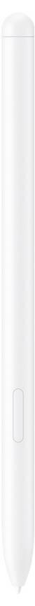 Ein schlankes, weißes, zylindrisches Gerät mit glatter Oberfläche und einem unauffälligen Knopf, das an einen modernen Stift oder Stylus erinnert.