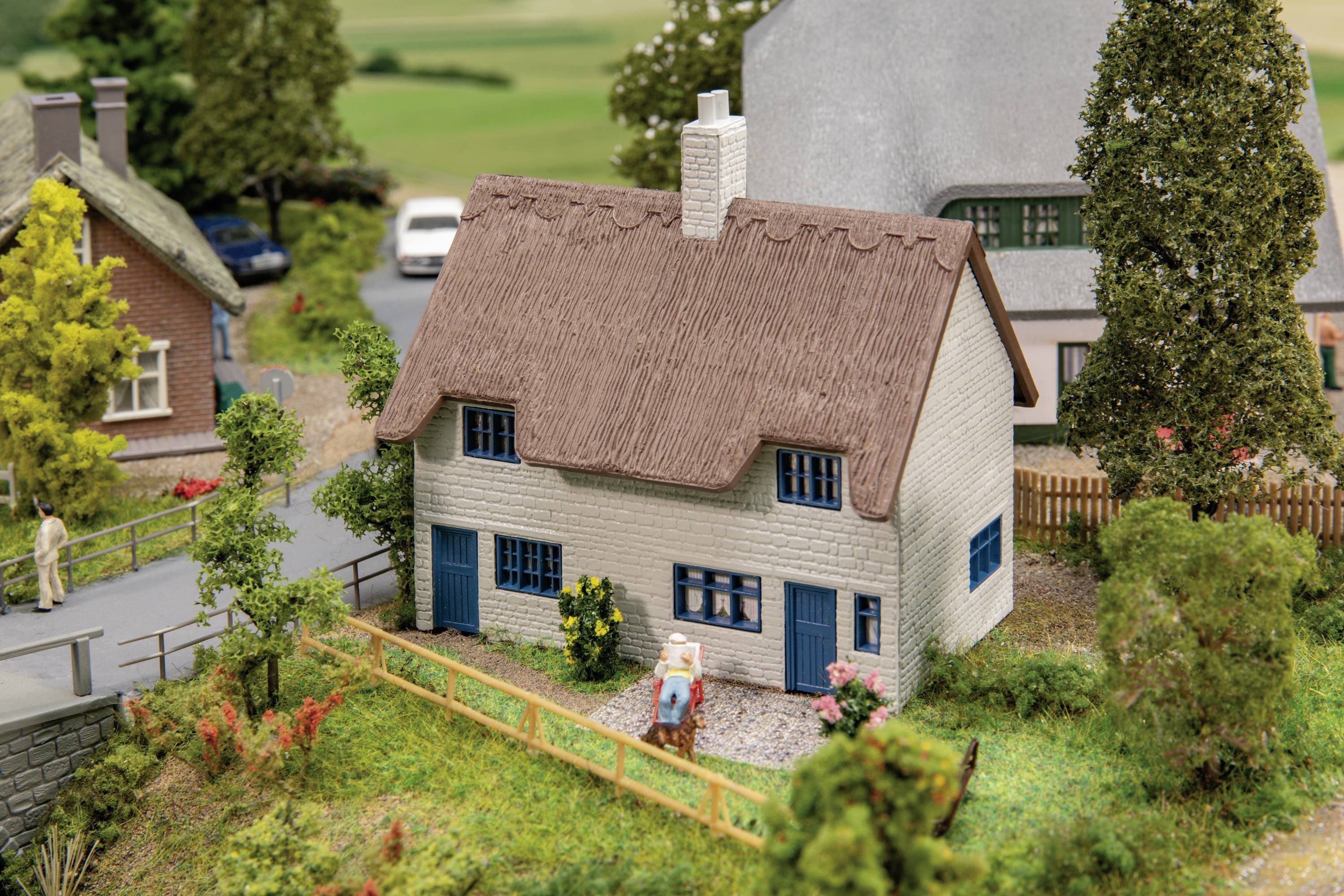 Faller 131322 H0 Wohnhaus mit Strohdach