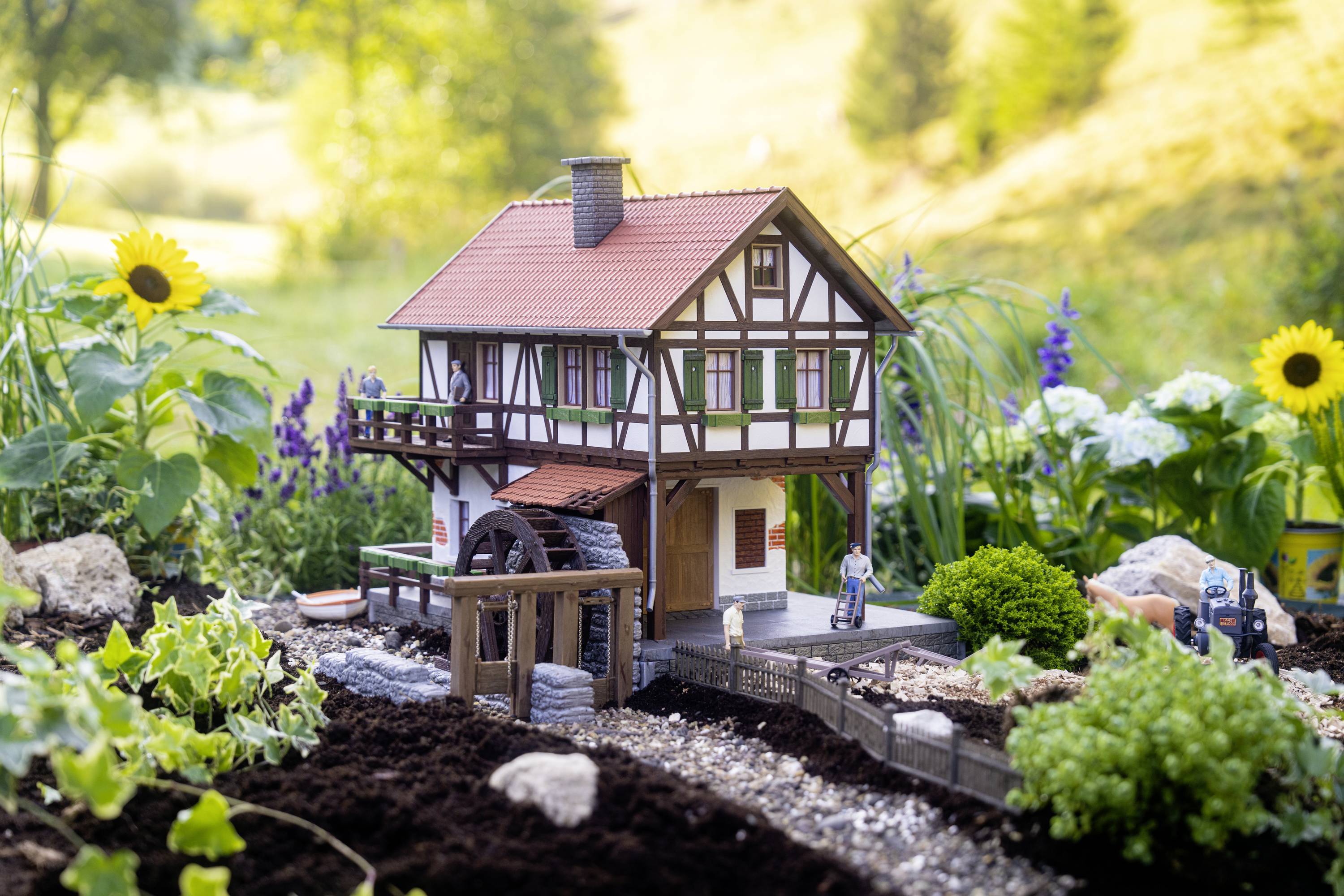 Faller 331115G Wassermühle mit Fachwerk Bausatz