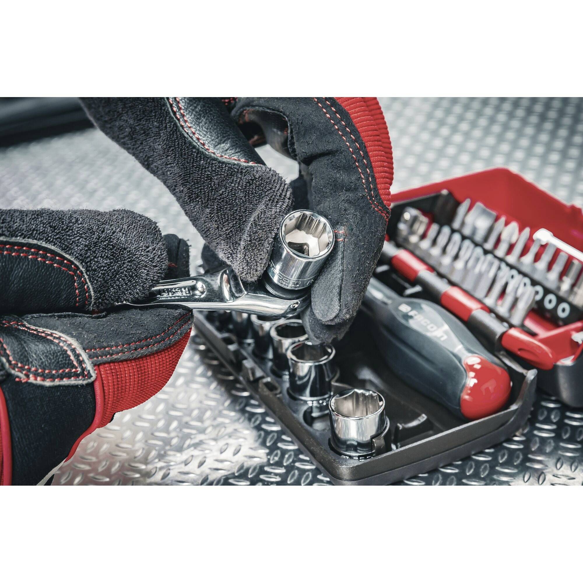 Facom Stecknuss-Set 1/4" RL.NANO1GRPPB