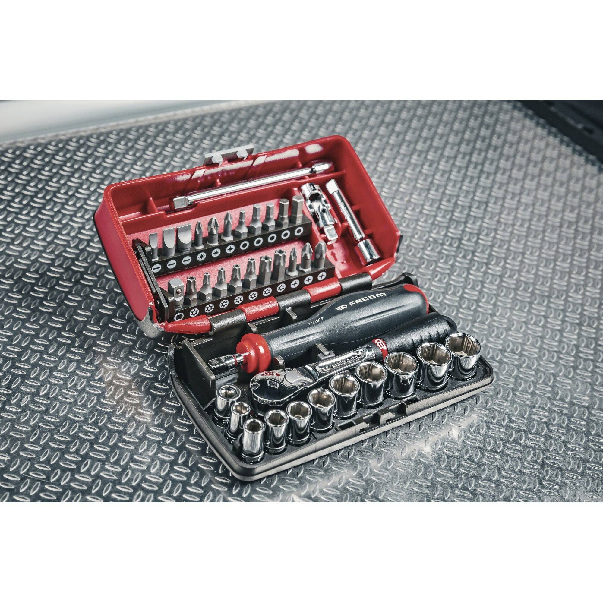 Facom Stecknuss-Set 1/4" RL.NANO1GRPPB