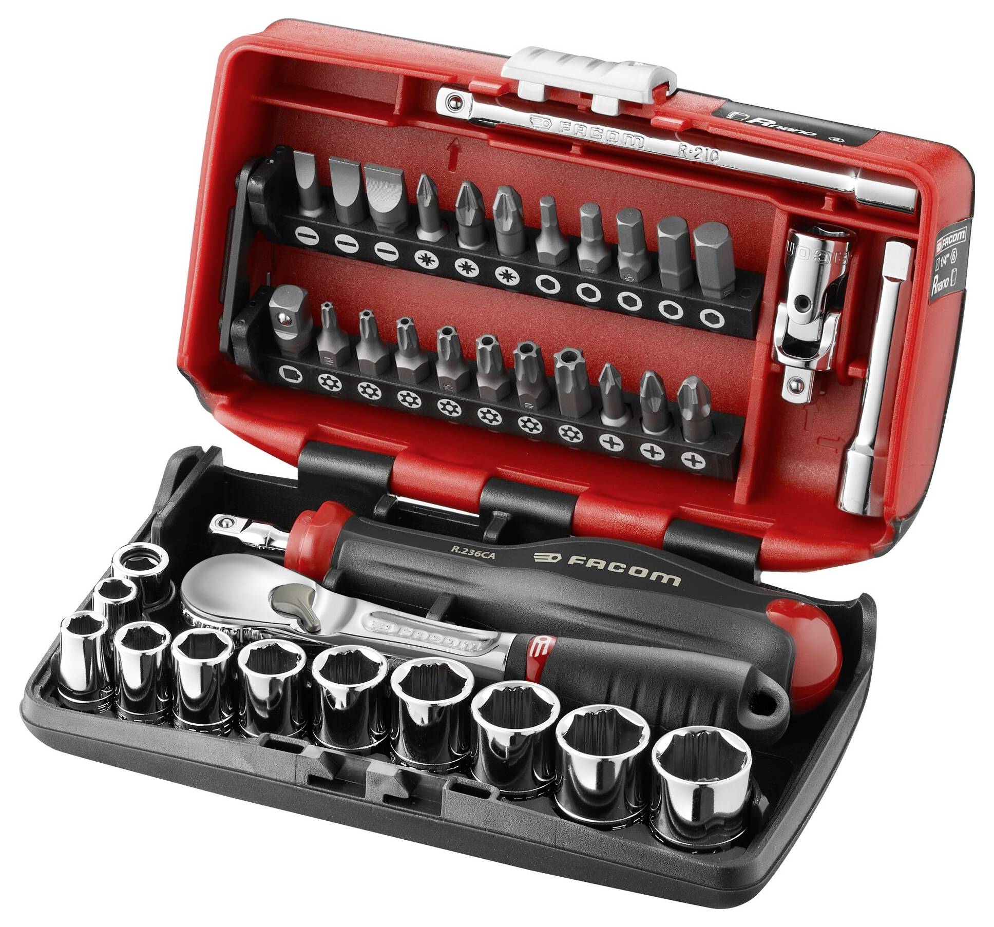 Facom Stecknuss-Set 1/4" RL.NANO1GRPPB