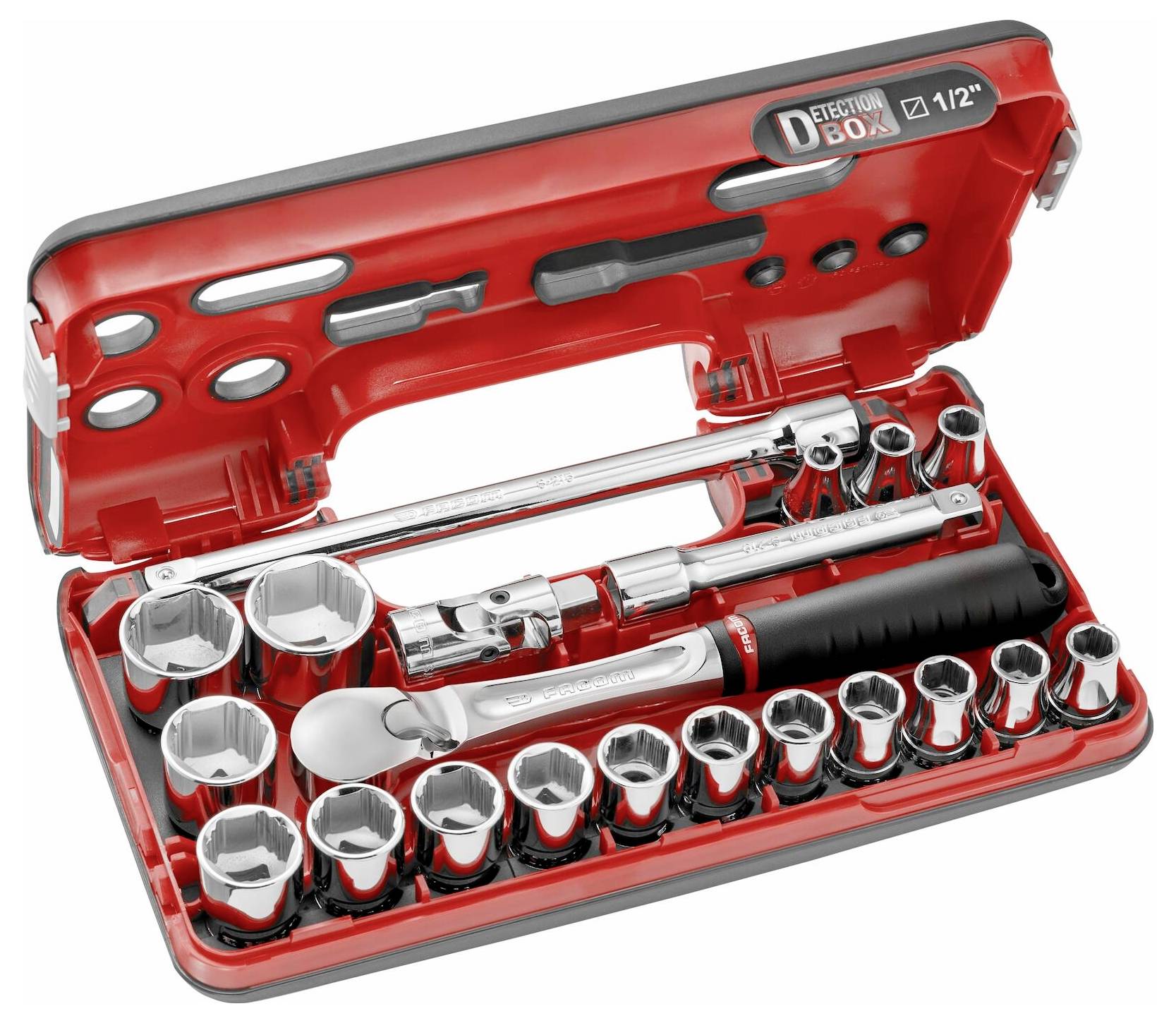 Facom Stecknuss-Set metrisch 1/2" SL.DBOX1GRPPB