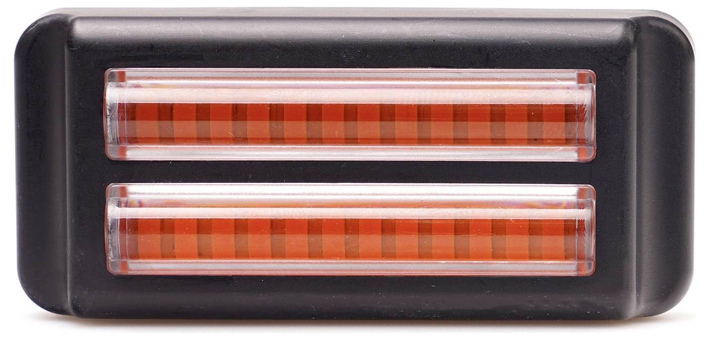 WAS Frontblitzer / Straßenräumer 2469 12 V/DC, 24 V/DC über Bordnetz Aufbau Orange