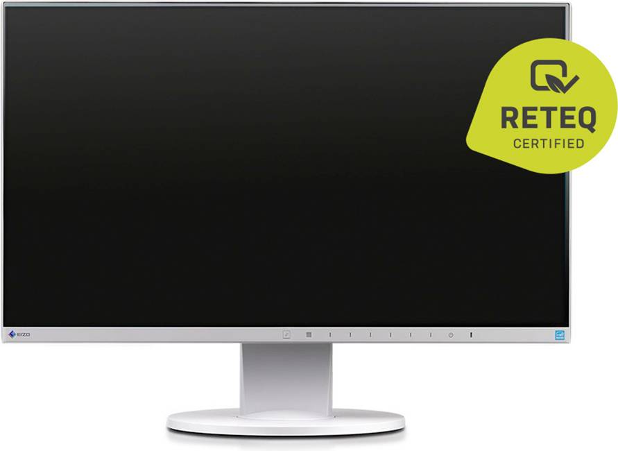 Ein Computerbildschirm mit dem Logo 'RETEQ CERTIFIED' oben rechts. Der Monitor hat einen schlichten weißen Rahmen.