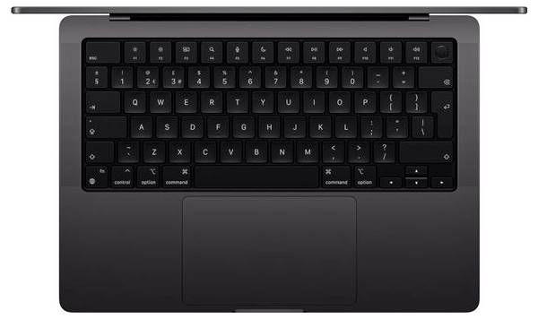 Apple MacBook Pro 14 (M4, 2024) 35.6cm (14 Zoll) CTO 24GB RAM 512GB SSD M4 (10-Core CPU) 10-Core GPU Space Black Z1DS_940_DE_CTO