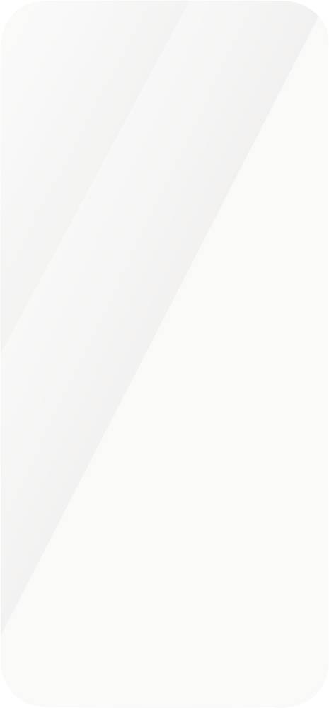 Ein weißer, rechteckiger Hintergrund mit einem diagonalen, leicht dunkleren Streifen; dekoratives Muster ohne zusätzlichen Kontext.