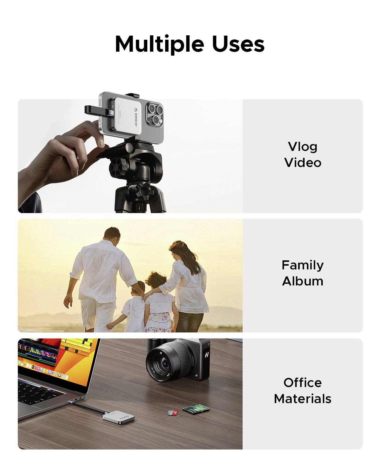 ORICO K20 mini M.2 SSD-Gehäuse USB-C® (USB 3.2 Gen 2x2) 20 GBit/s M.2 PCIe 2230 K20Mini