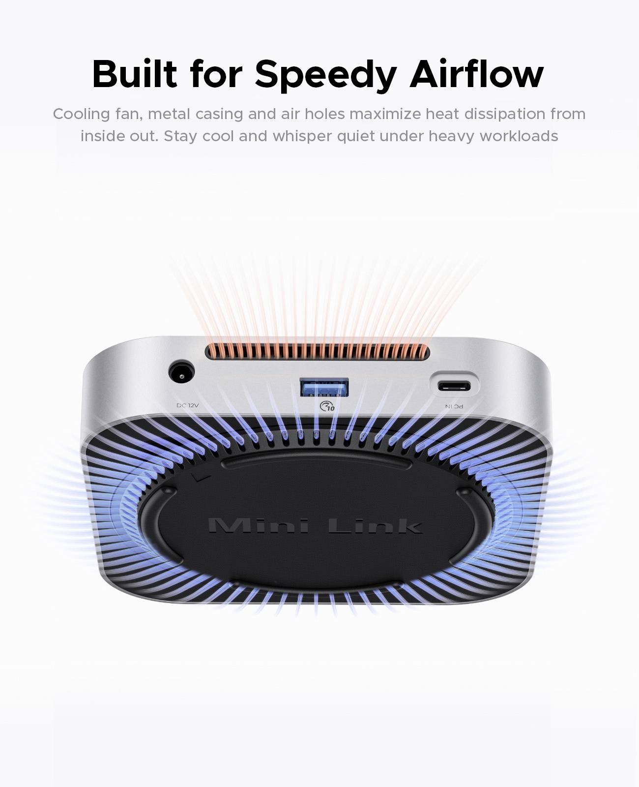 ORICO USB-C® Dockingstation MiniLink M49P Passend für Marke Dockingstations: Apple Mac mini M.2 SSD Steckplatz