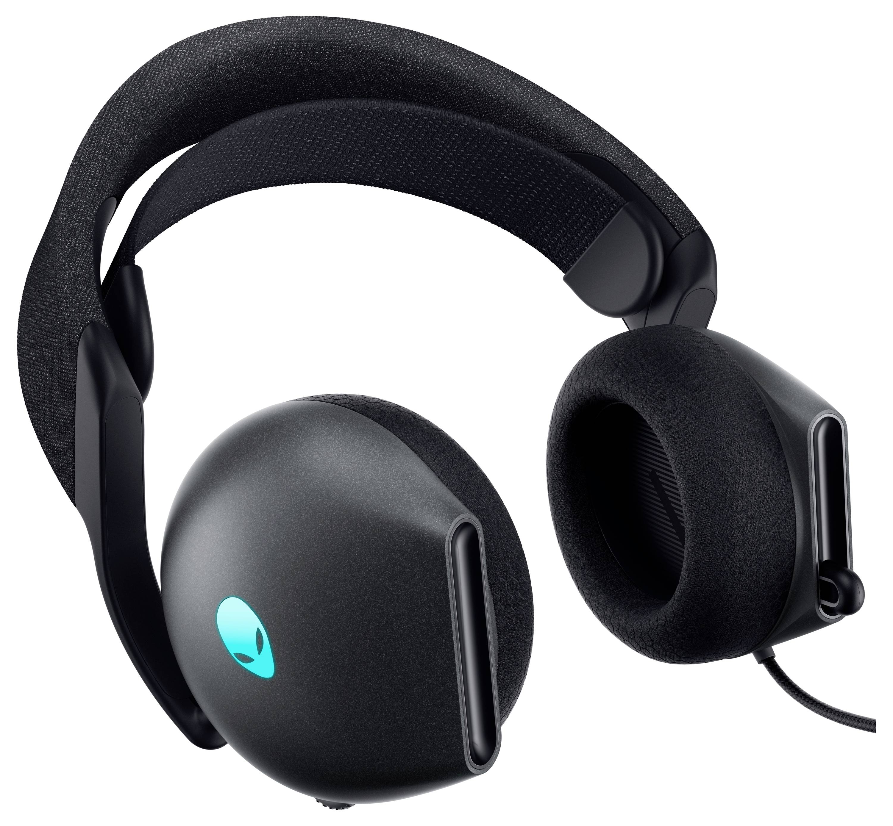 Dell AW520H-G-DEAM Over Ear Kopfhörer kabelgebunden Stereo Grau High-Resolution Audio Gaming