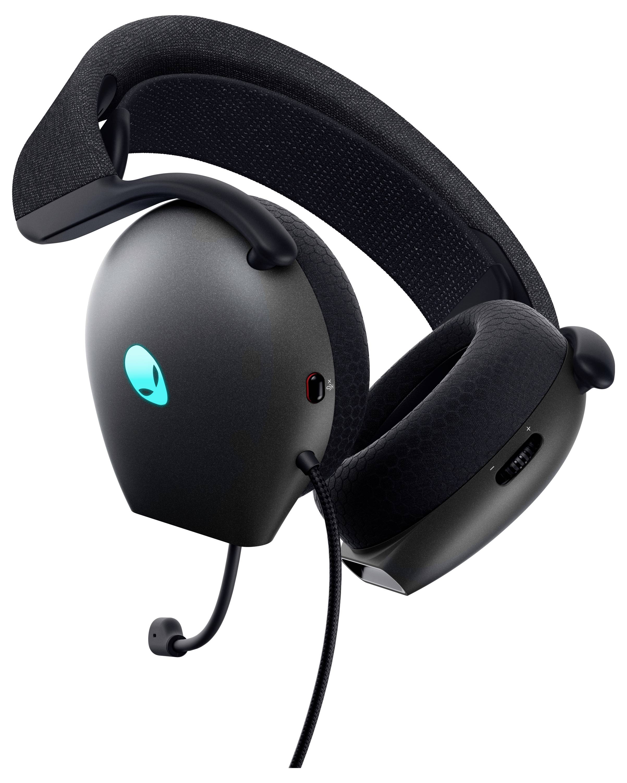 Dell AW520H-G-DEAM Over Ear Kopfhörer kabelgebunden Stereo Grau High-Resolution Audio Gaming