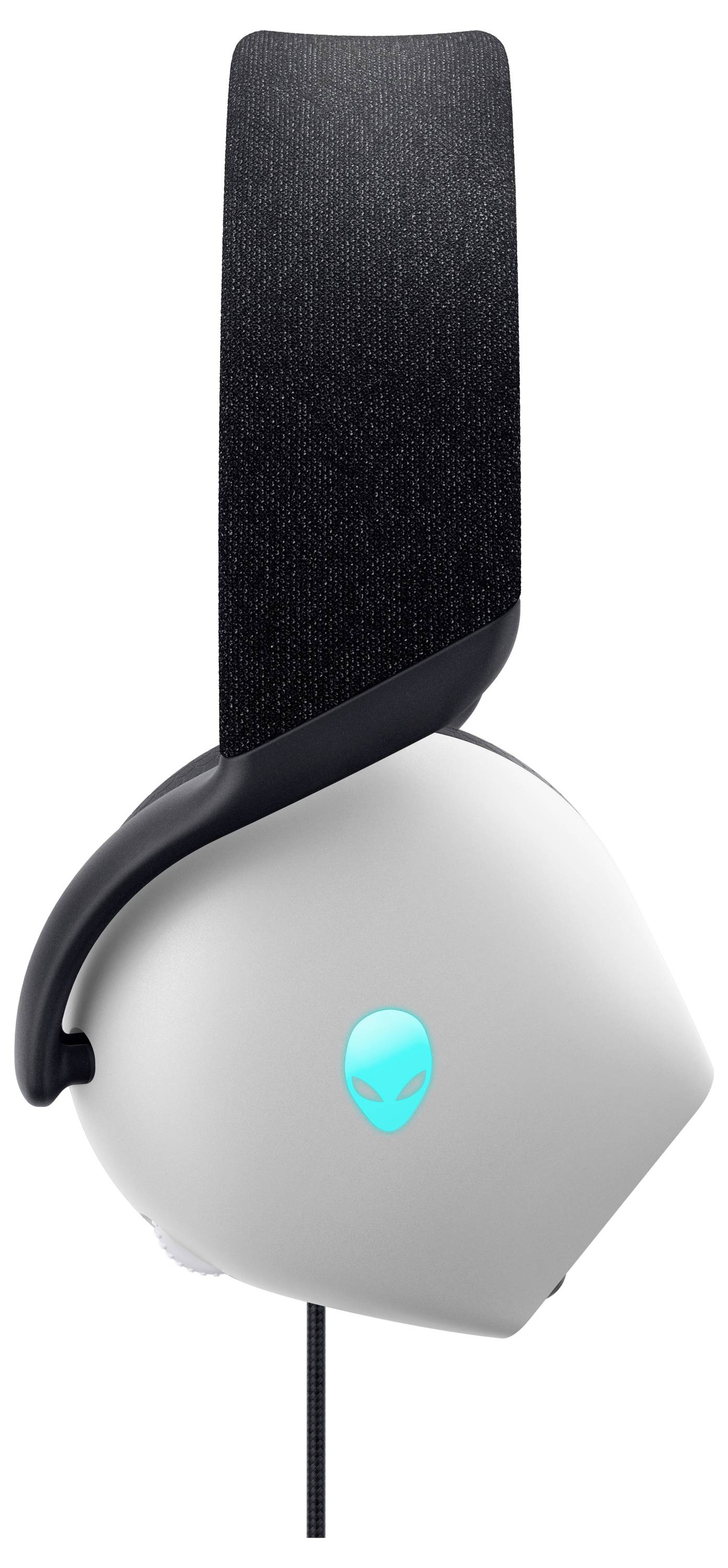 Dell AW520H-W-DEAM Over Ear Kopfhörer kabelgebunden Stereo Weiß High-Resolution Audio Gaming