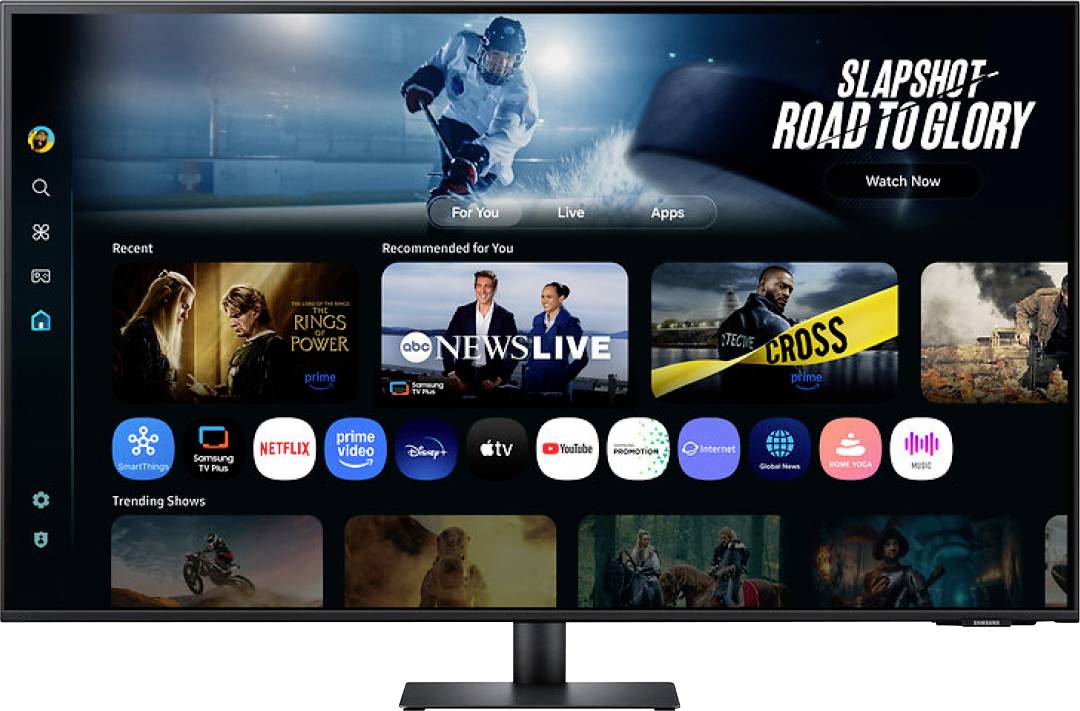 Samsung S32FM700UU LED-Monitor EEK F (A - G) 81.3cm (32 Zoll) 3840 x 2160 Pixel 16:9 4 ms HDMI®, USB-A (USB 2.0), USB-C®, WLAN