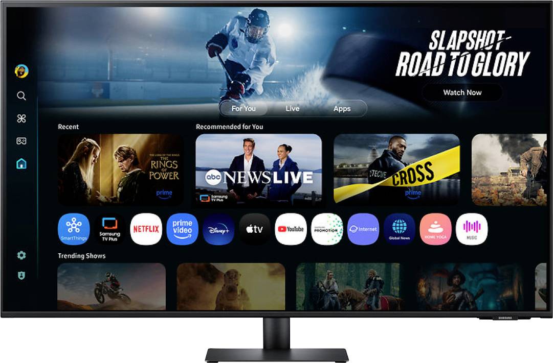 Samsung S43FM700UU LED-Monitor EEK F (A - G) 109.2cm (43 Zoll) 3840 x 2160 Pixel 16:9 4 ms HDMI®, USB-A (USB 2.0), USB-C®, WLAN