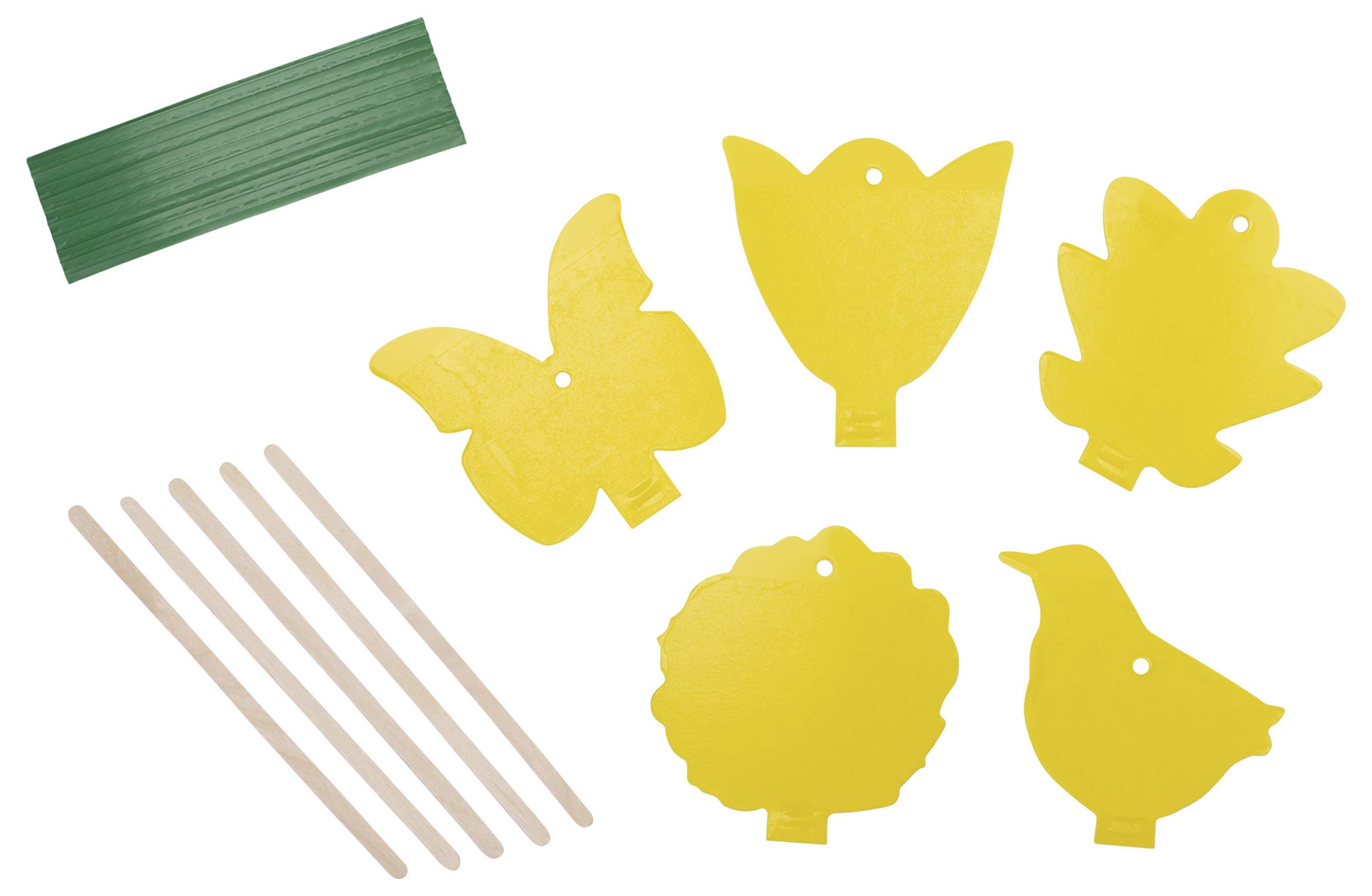 Gardigo 668005 Insekten-Klebetafel Klebefolie (B x H) 8.3cm x 21.5cm Gelb 5St.