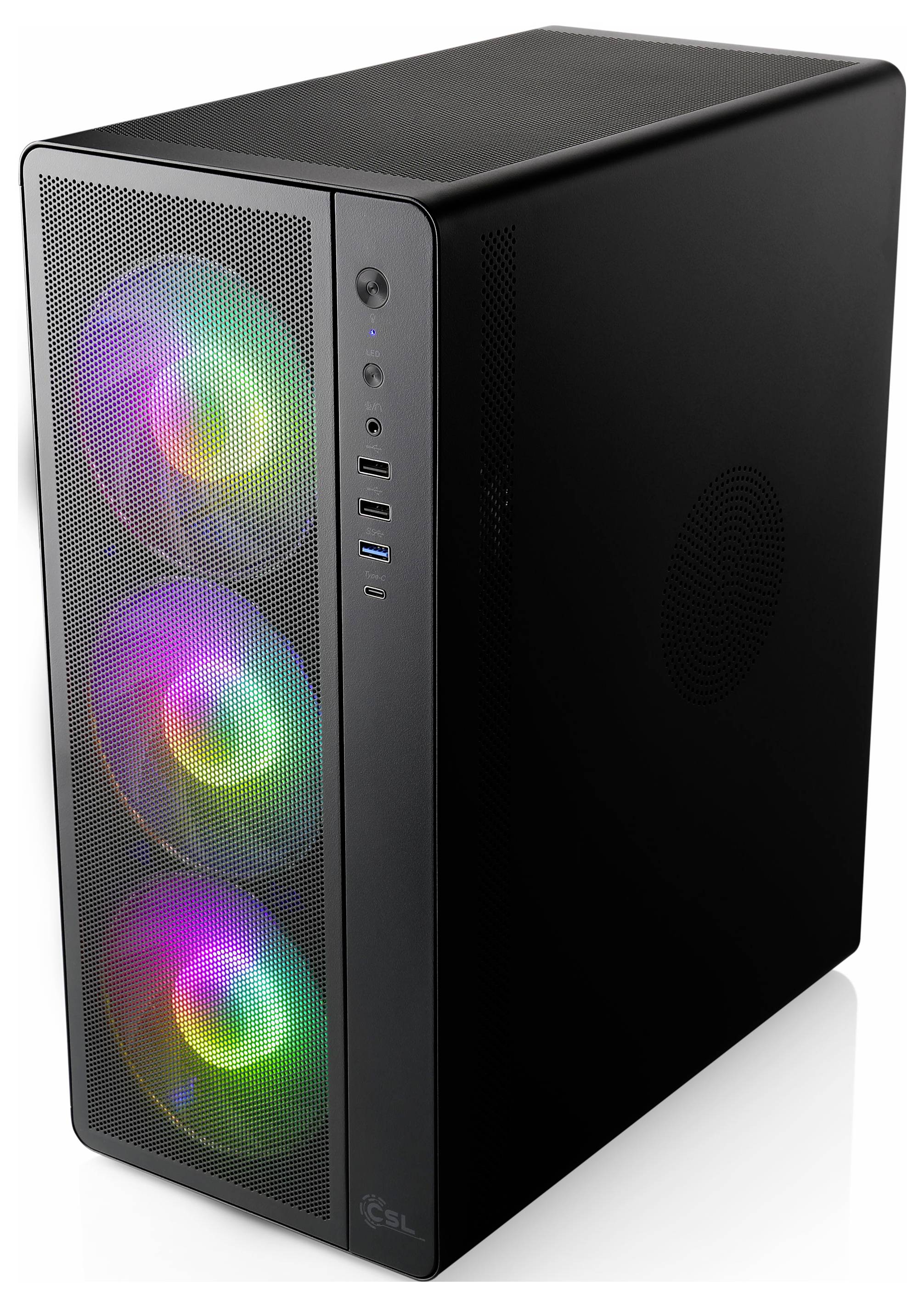 CSL Computer Gaming PC M12060H AMD Ryzen 5 8400F 4.7GHz 16GB RAM 1TB SSD Nvidia GeForce RTX™ 5060 Ti 8GB GDDR7 94223