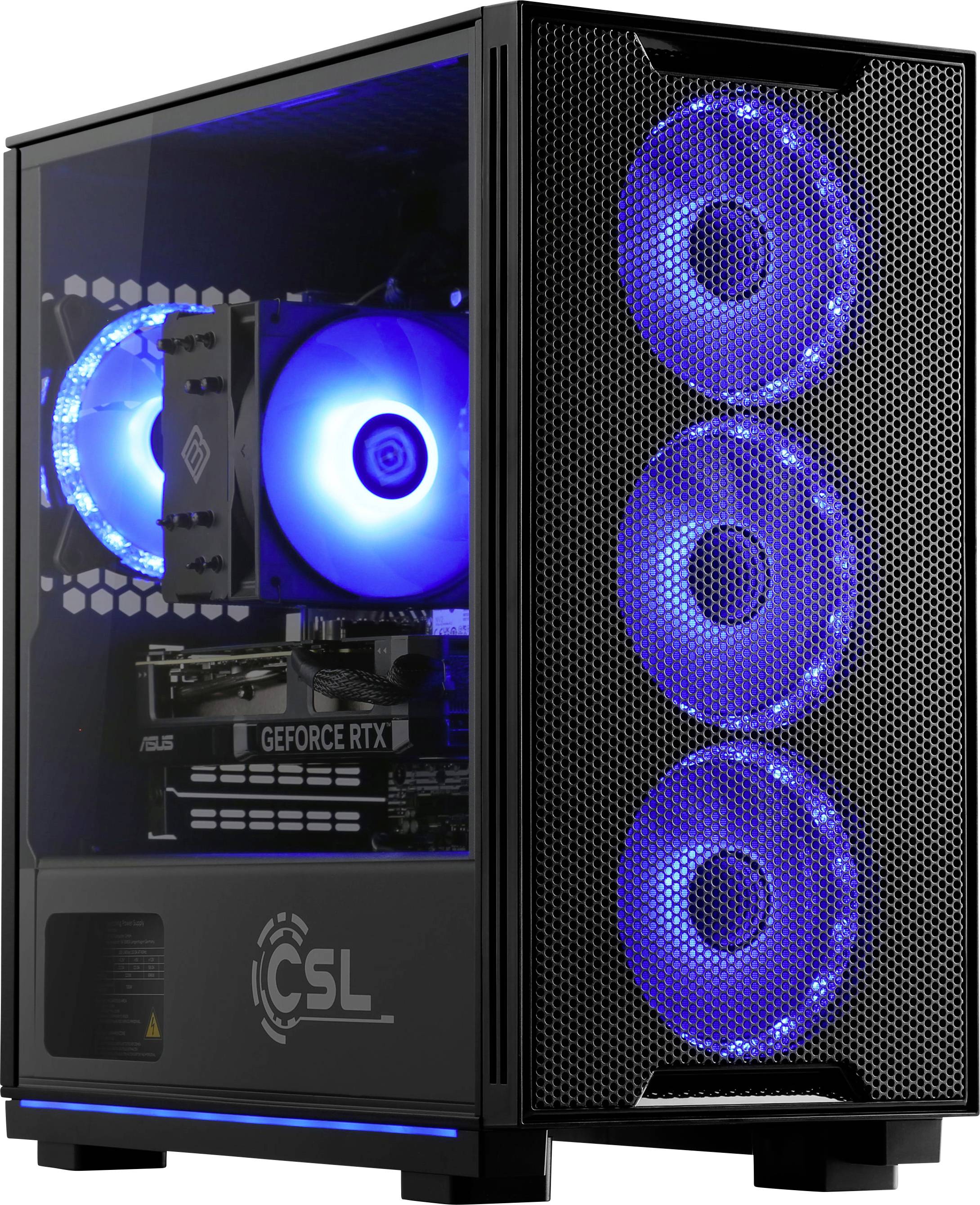 CSL Computer Gaming PC M12160H Intel® Core™ Ultra 7 265KF 5.5GHz 32GB RAM 2TB SSD Nvidia GeForce RTX™ 5060 Ti 16GB GDDR7 94233