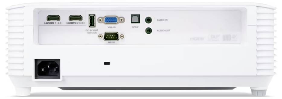 Acer Beamer X1827 DLP 4000 ANSI-Lumen 3840 x 2160 4K UHD Integrierter Lautsprecher