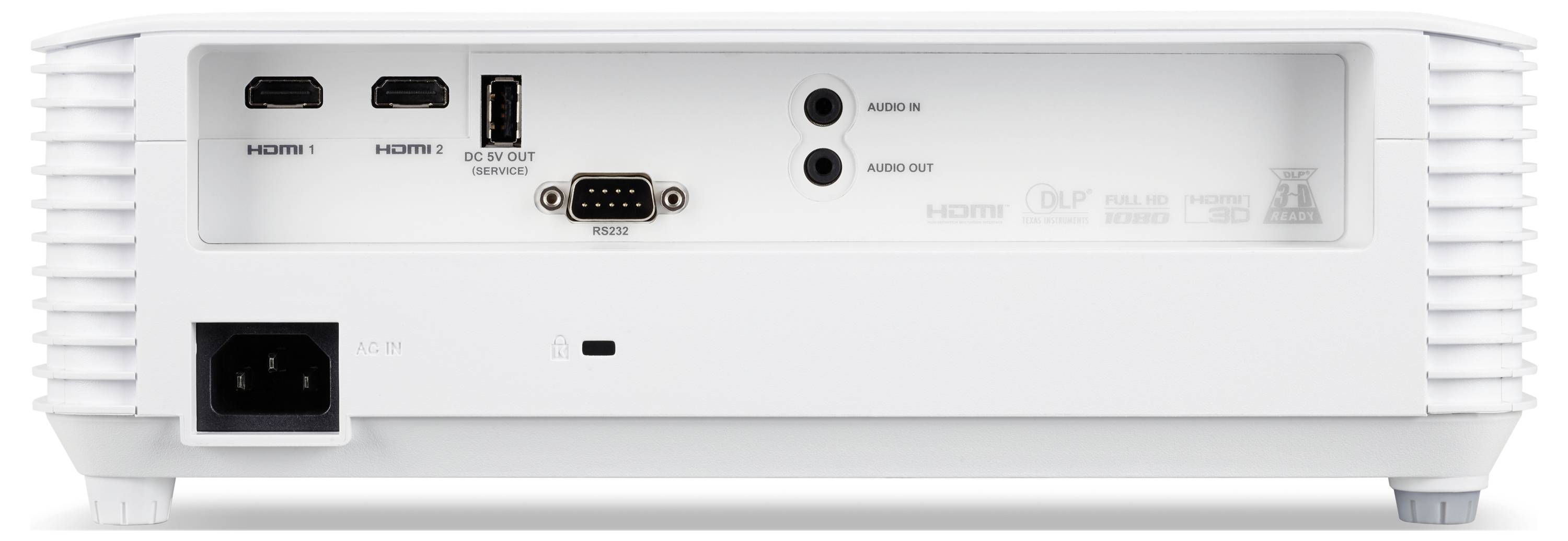 Acer Beamer H6546 DLP 5200 ANSI-Lumen 3D ready, Integrierter Lautsprecher