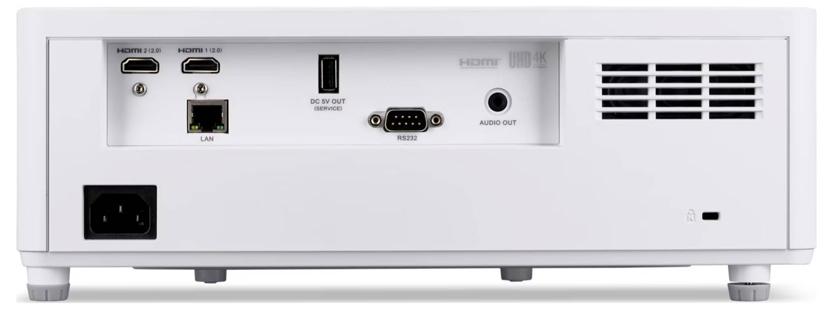 Acer Beamer PL6820 DLP 5500 ANSI-Lumen Integrierter Lautsprecher, Zoom-Funktion