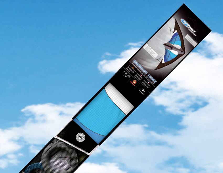 Günther Flugspiele Zweileiner Sport-Lenkdrachen Hurricane 150 GX Spannweite (Details) 1500 mm