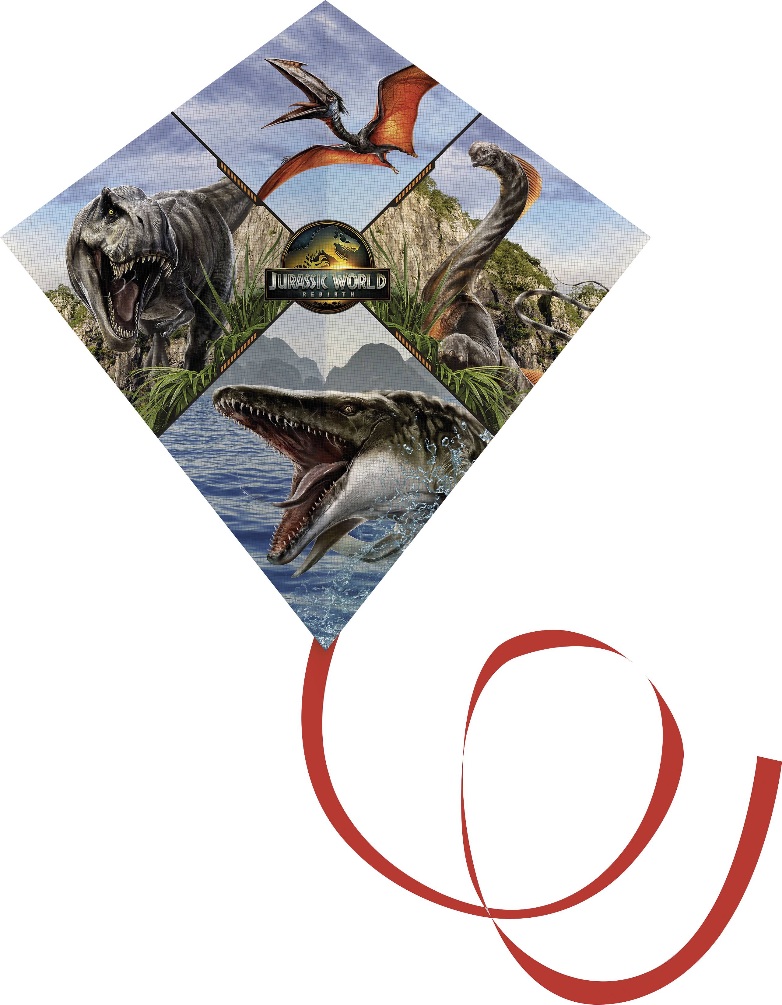 Günther Flugspiele Einleiner Drachen Jurassic Word 2-in-1 Spannweite (Details) 780 mm