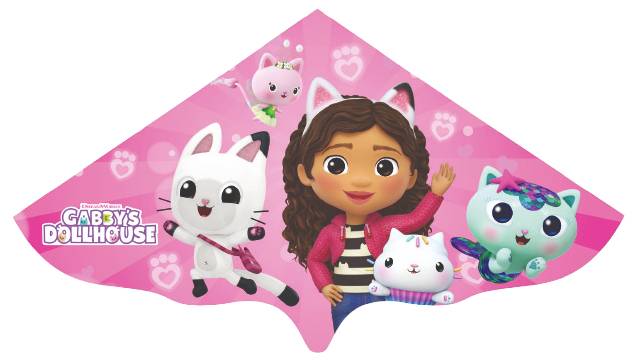 Günther Flugspiele Einleiner Drachen Gabby´s Dollhouse Spannweite (Details) 1150 mm