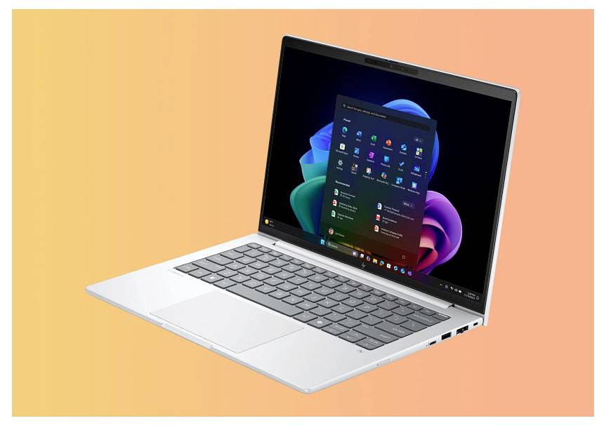 HP Notebook EliteBook 8 G1i 35.6cm (14 Zoll) WQXGA Intel® Core™ Ultra 5 (Series 2) 228V 32GB RAM 512GB SSD Deutsch, QWERTZ Silber