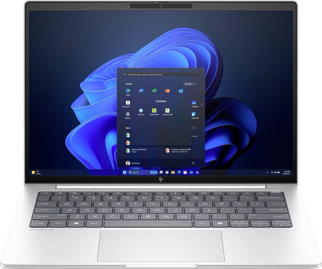 HP Notebook EliteBook 8 G1i 40.6cm (16 Zoll) WUXGA Intel® Core™ Ultra 5 (Series 2) 225U 16GB RAM 512GB SSD Deutsch, QWERTZ Silber