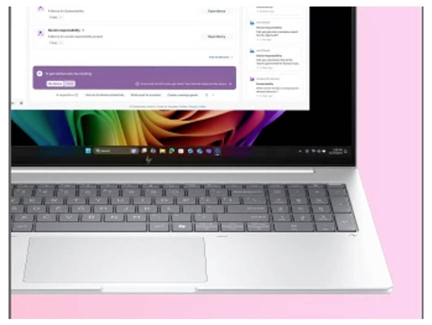 HP Notebook EliteBook 8 G1a 35.6cm (14 Zoll) WQXGA AMD Ryzen AI 5 340 32GB RAM 512GB SSD Deutsch, QWERTZ Silber AD3F8ET