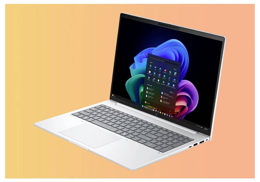 HP Notebook EliteBook 8 G1a 40.6 cm (16 Zoll) WUXGA AMD Ryzen 7 250 64 GB RAM 1 TB SSD Deutsch, QWERTZ Silber AD3F9ET