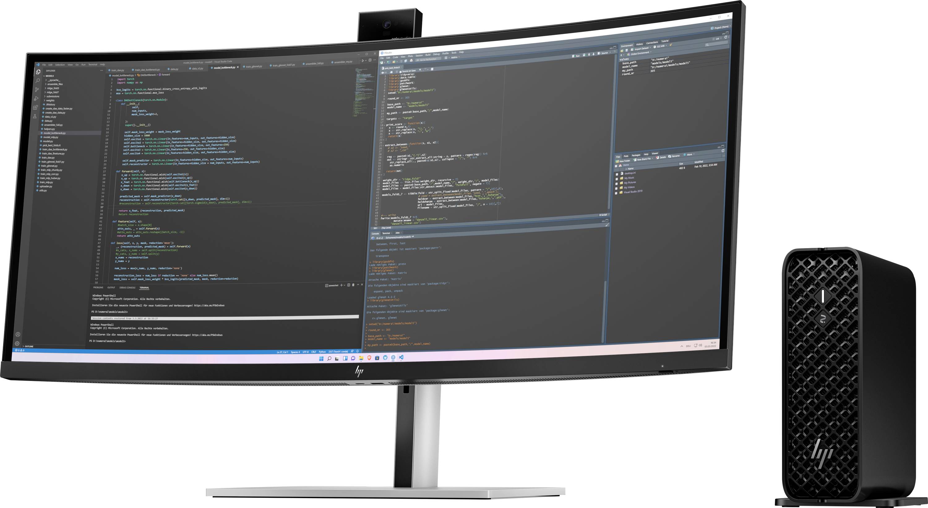 HP Workstation Mini PC Z2 Mini G1i Intel® Core™ Ultra 7 (Series 2) 265K 5.3GHz 32GB RAM 1TB SSD Nvidia RTX™ 2000 Ada A40LPET