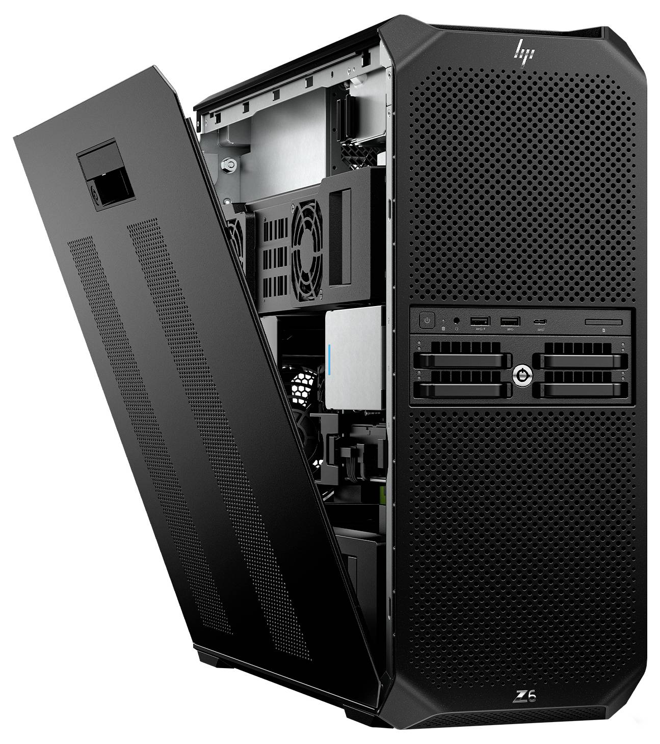HP Workstation Z6 G5 A - Tower - 4U - 1 x Ryzen ThreadRipper PRO 7955WX / 4.5 GHz - RAM 64 GB - SSD 2 TB - HP Z Turbo Dr
