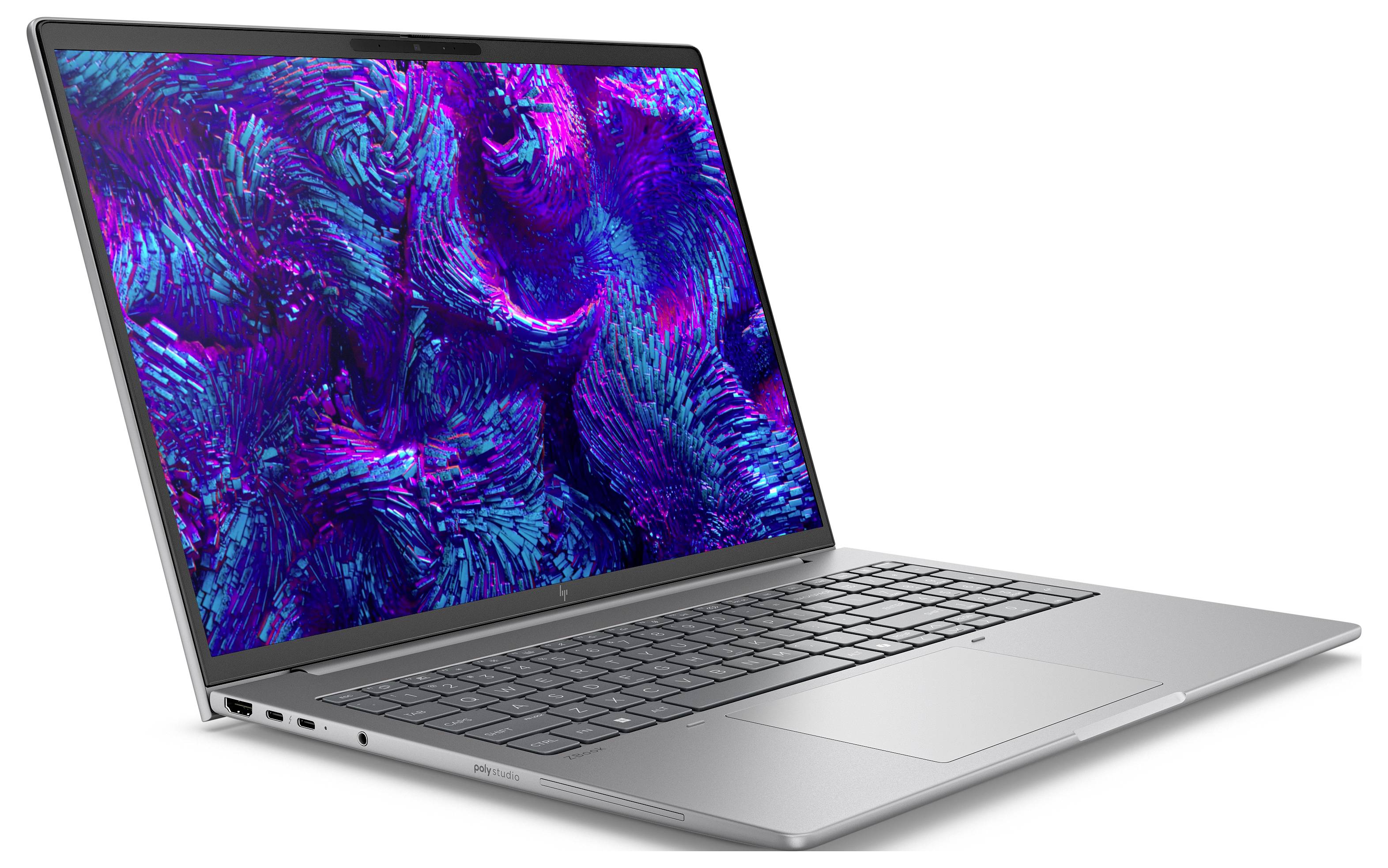 HP Workstation Notebook ZBook 8 G1i 40.6 cm (16 Zoll) WUXGA Intel® Core™ Ultra 7 (Series 2) 255H 32 GB RAM 1 TB SSD Deutsch, QWERTZ Silber