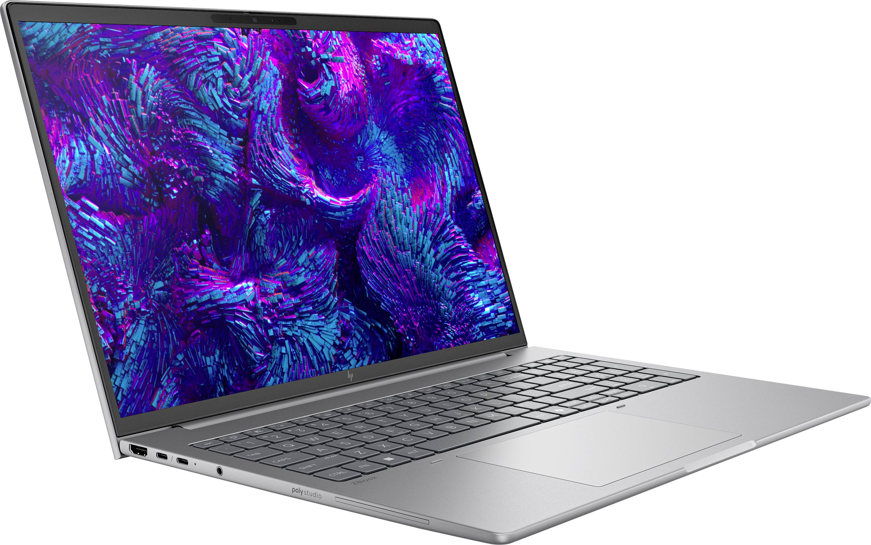 HP Workstation Notebook ZBook 8 G1i 40.6 cm (16 Zoll) WQXGA Intel® Core™ Ultra 7 (Series 2) 255H 32 GB RAM 1 TB SSD Deutsch, QWERTZ Silber