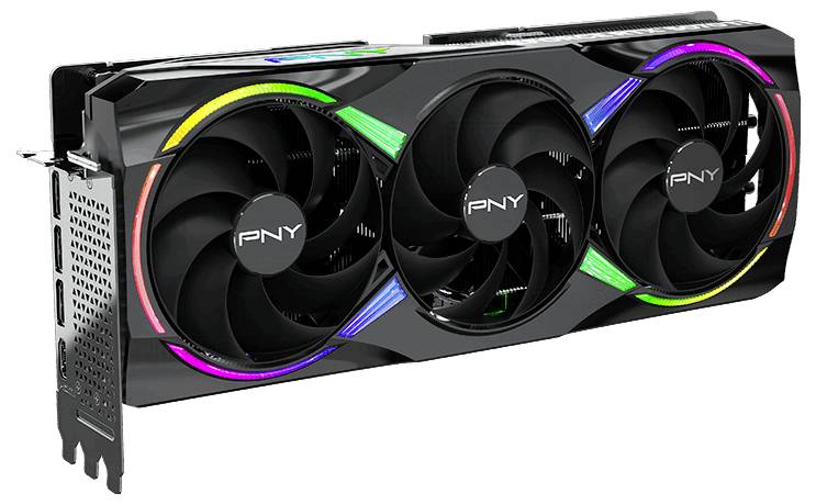 PNY Grafikkarte RTX 5070 Ti GeForce RTX 5070 Ti 16GB GDDR7-RAM