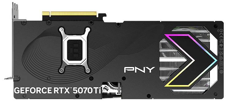 PNY Grafikkarte RTX 5070 Ti GeForce RTX 5070 Ti 16GB GDDR7-RAM