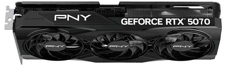 PNY Grafikkarte RTX 5070 GeForce RTX 5070 12GB GDDR7-RAM