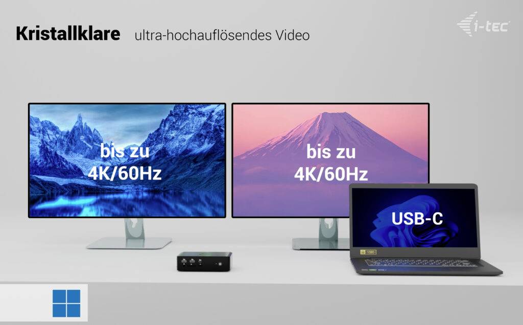 I-tec Thunderbolt™ 5 Dockingstation Thunderbolt 5 Quattro Display Docking Station + Power Delivery 140W