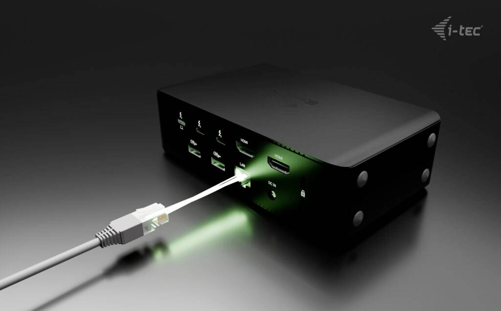 I-tec USB4® / Thunderbolt™ 4 Dockingstation Thunderbolt5 Quattro Display Docking Station + Power Delivery 140W