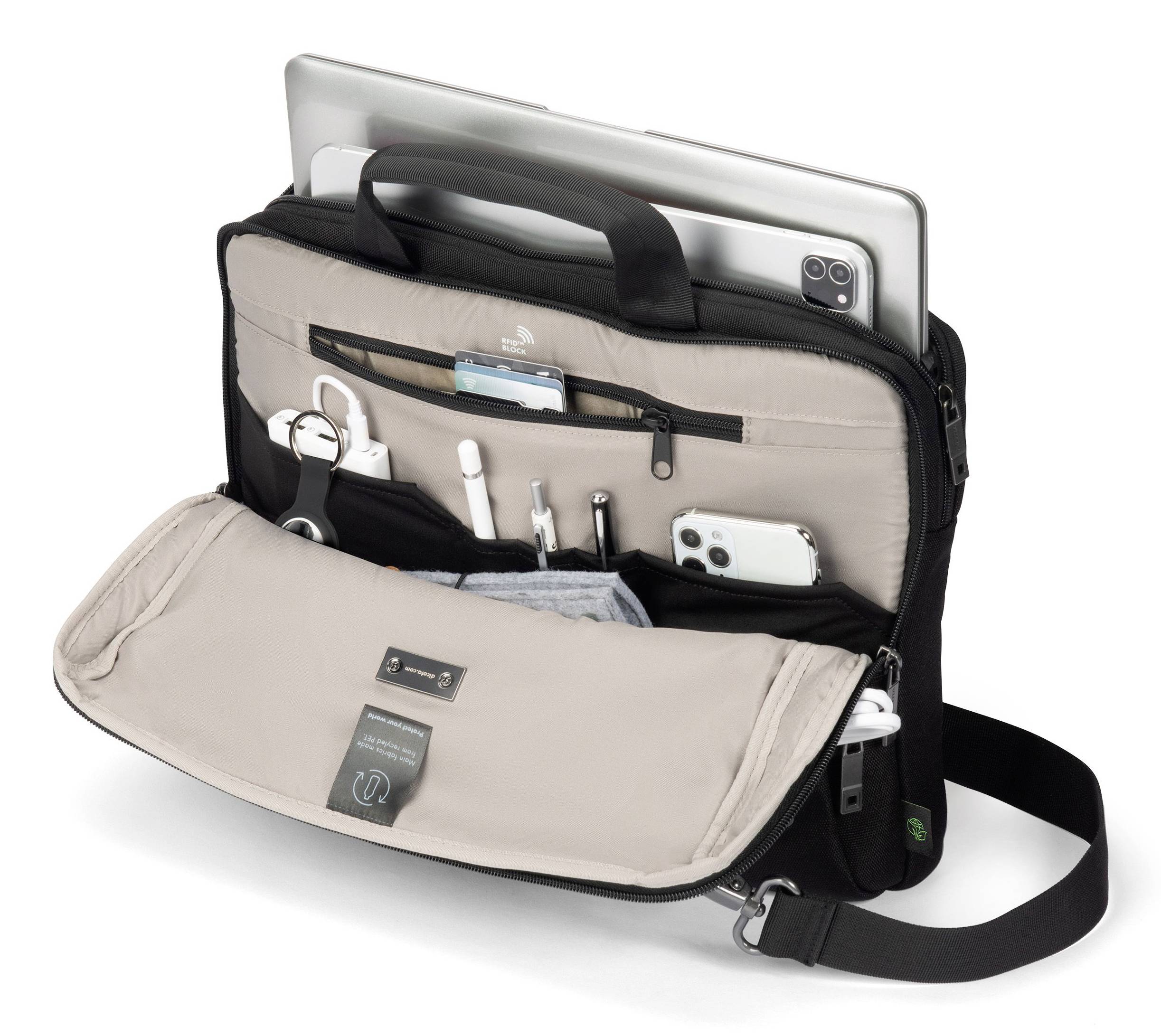 Dicota Notebook Tasche D32172-RPET Schwarz