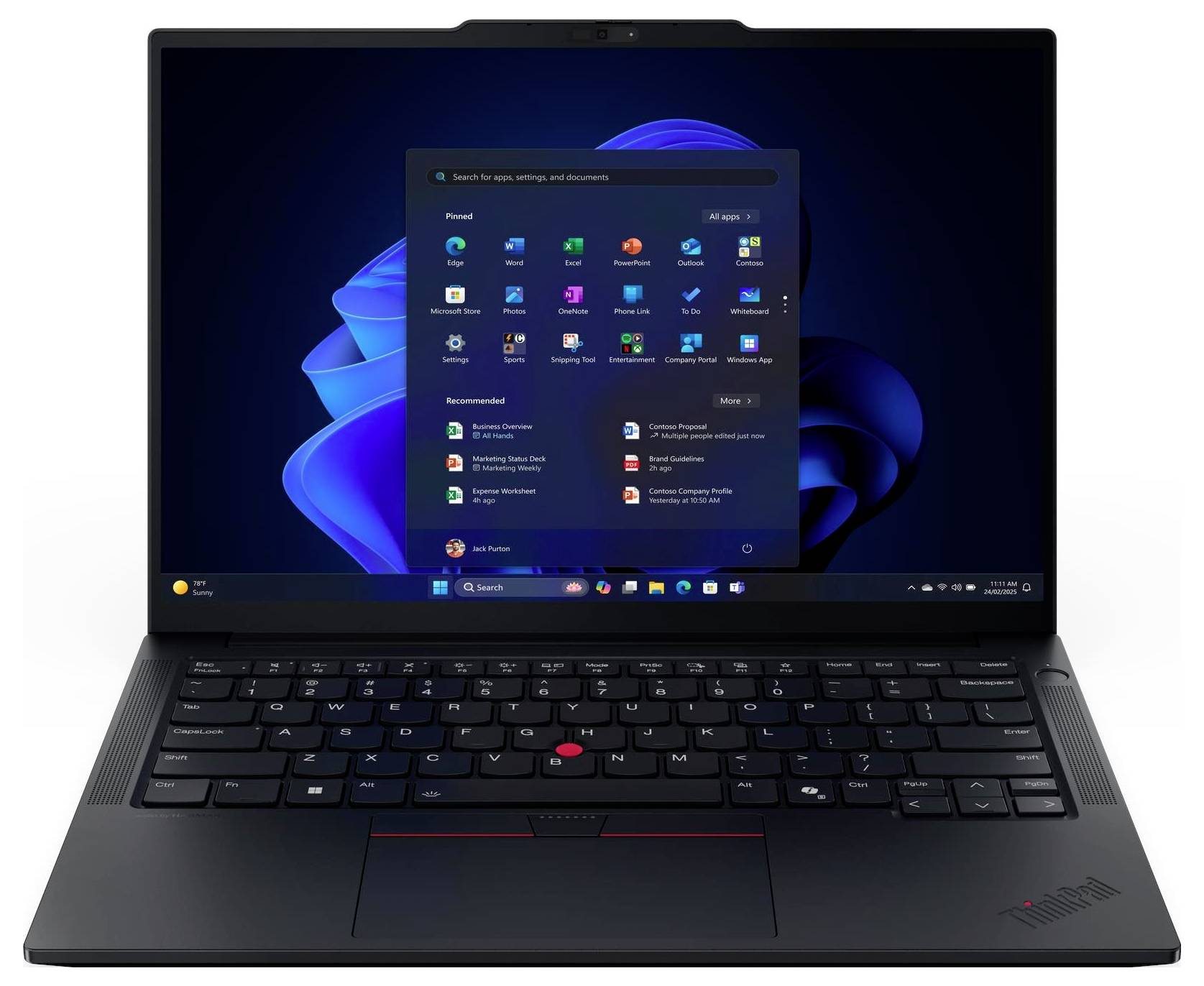 Lenovo Notebook ThinkPad E14 G7 35.6cm (14 Zoll) WUXGA Intel® Core™ Ultra 5 (Series 2) 225U 16GB RAM 512GB SSD Deutsch, QWERTZ Sc