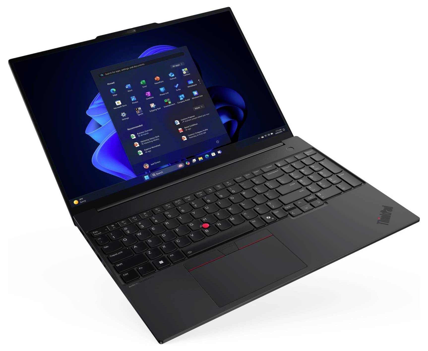 Lenovo Notebook ThinkPad E16 G3 40.6cm (16 Zoll) WUXGA Intel® Core™ Ultra 5 (Series 2) 225U 16GB RAM 512GB SSD Deutsch, QWERTZ Sc