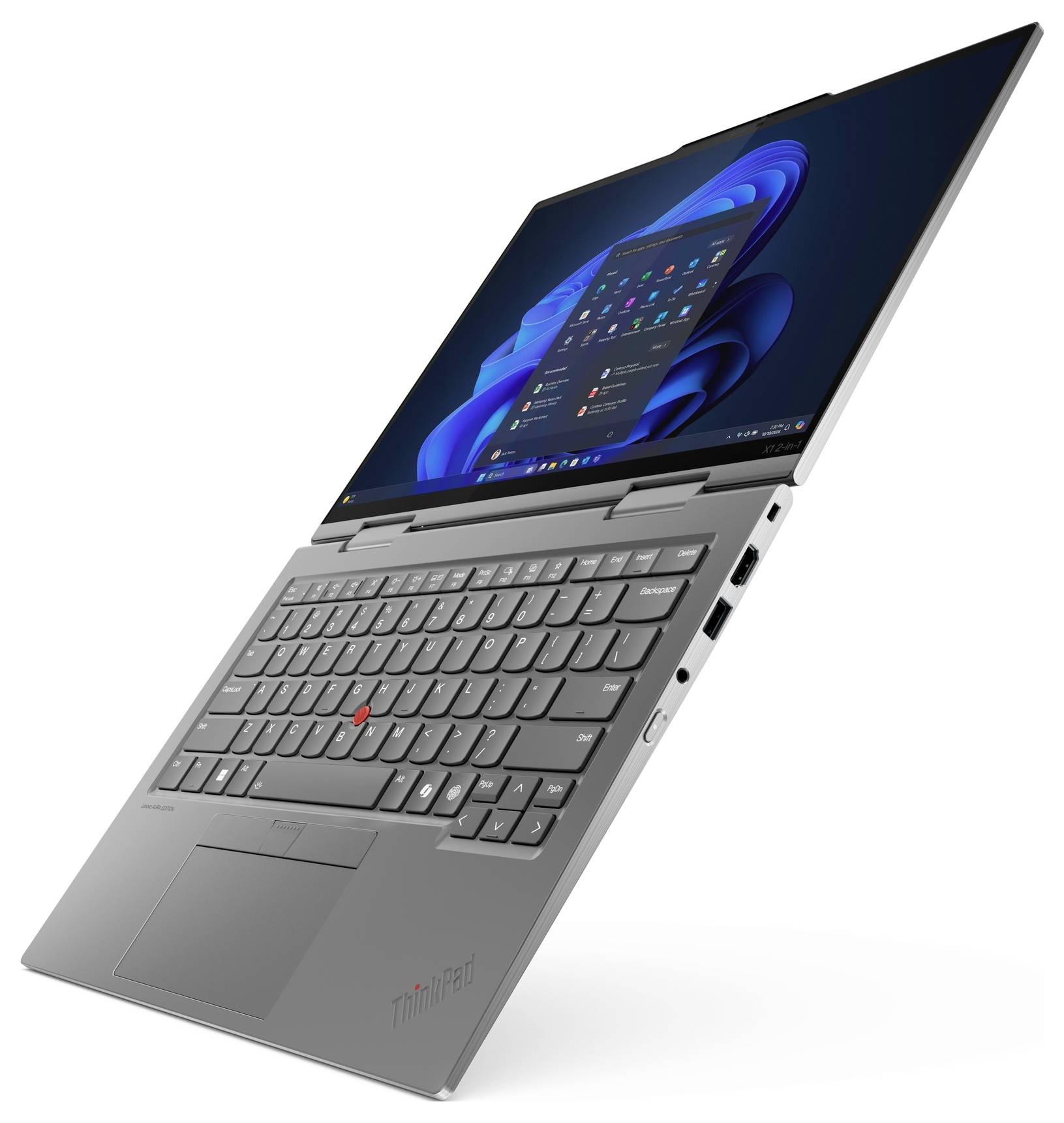 Lenovo 2-in-1 Notebook / Tablet ThinkPad X1 35.6 cm (14 Zoll) WQXGA+ Intel® Core™ Ultra 7 (Series 2) 258V 32 GB RAM 1 TB SSD Deutsch, QWERTZ N