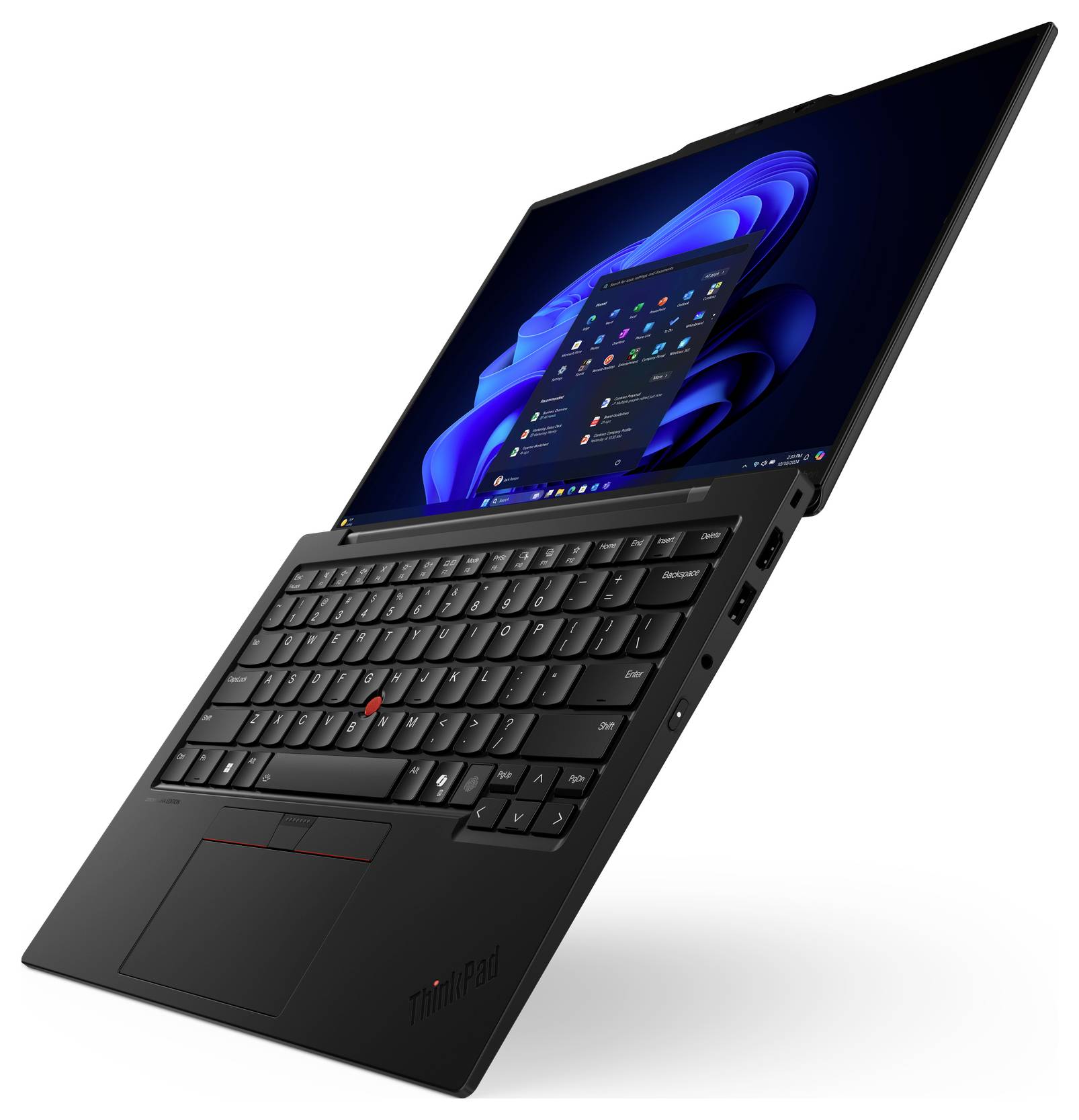Lenovo Notebook ThinkPad X1 35.6cm (14 Zoll) 2.8K Intel® Core™ Ultra 7 (Series 2) 258V 32GB RAM 1TB SSD Deutsch, QWERTZ Schwarz