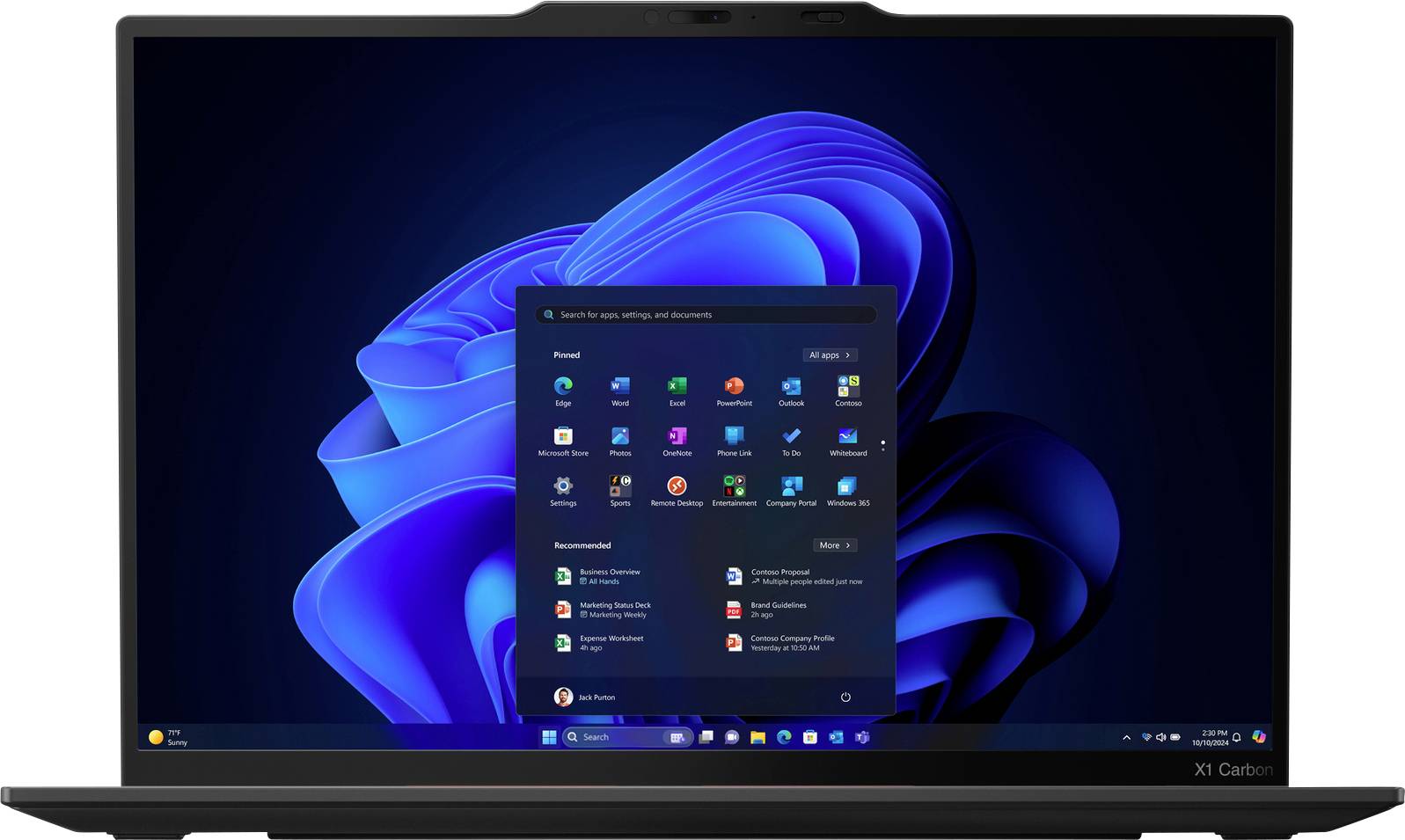 Lenovo Notebook ThinkPad X1 35.6cm (14 Zoll) 2.8K Intel® Core™ Ultra 7 (Series 2) 258V 32GB RAM 2TB SSD Deutsch, QWERTZ Schwarz