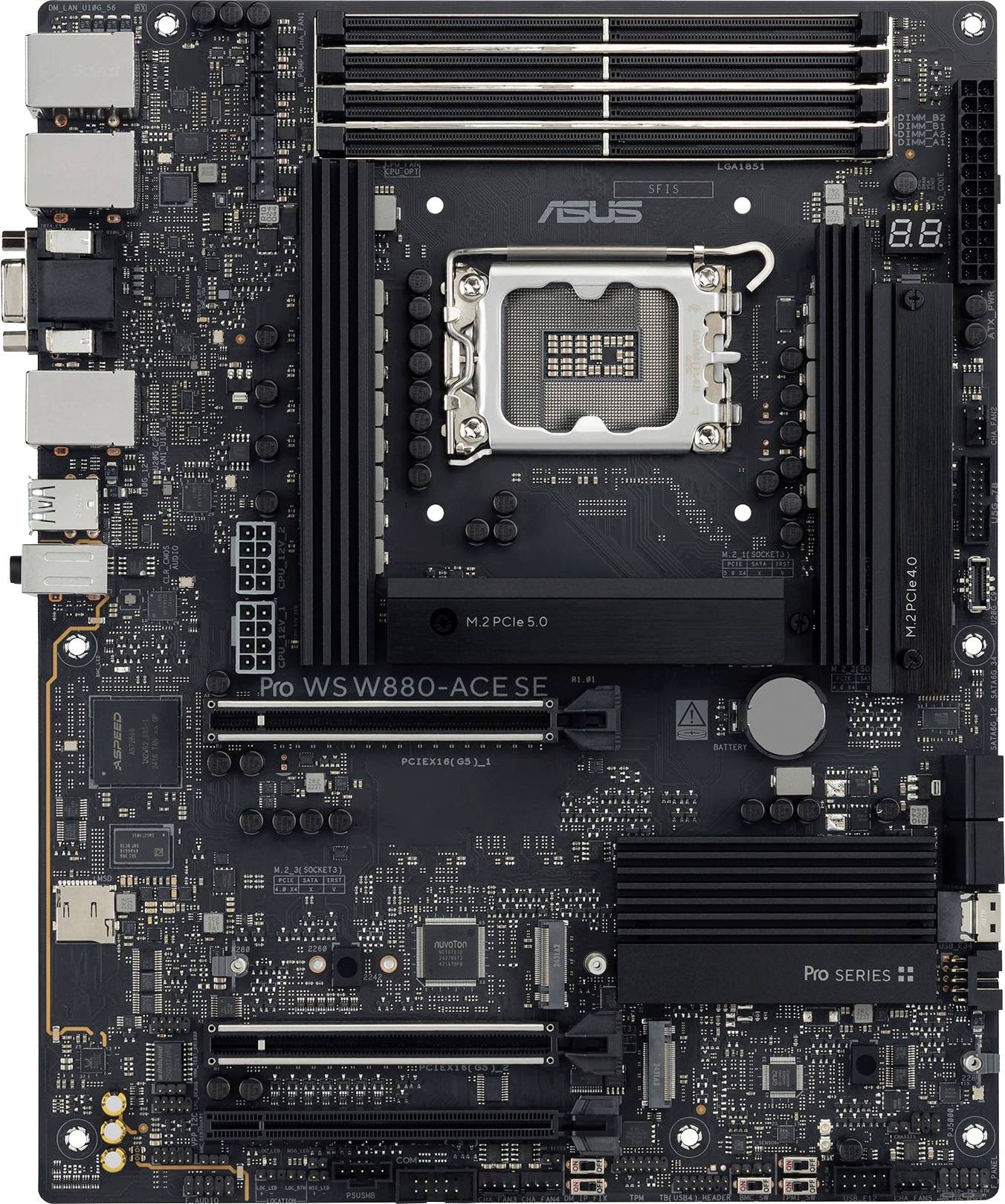 Asus PRO WS W880-ACE Mainboard Sockel (PC) Intel® LGA 1851 Formfaktor (Details) ATX Mainboard-Chipsatz Intel® W880